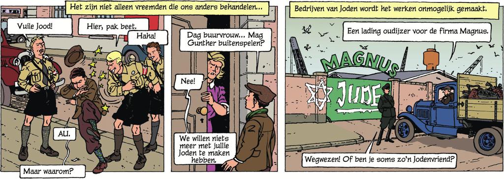 LES Vluchten! 1 Bekijk het eerste plaatje op bladzijde 6 van de strip nog een keer. Welk jaar is het? Omcirkel dit jaartal op de tijdbalk.