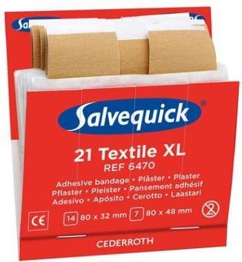 000630 6x45 pleisters Salvequick 6036 Detectable pleisters Salvequick 6735CAP Pleisters special bedoeld voor gebruik