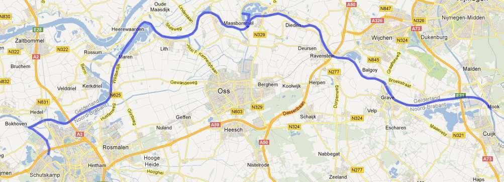 Cuijk - s Hertogenbosch (60 Km 3 Sluizen) Jachthaven Gouden Ham s