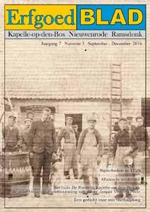 Ons doel is om de reeds gekende geschiedenis van Kapelle-op-den-Bos, Nieuwenrode en Ramsdonk toegankelijk te
