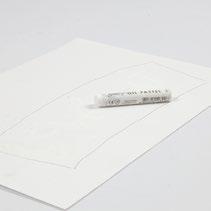 Nodig: aquarelpapier (of dik wit papier print van het potje wasco