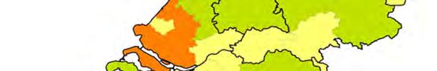 Figuur 2: Grote verschillen in brede welvaart tussen Nederlandse regio s De Brede Welvaartsindicator als instrument voor