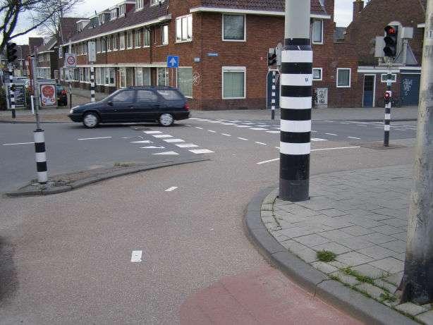 TERUGWEG: t Goyplein Henri Dunantplein Socrateslaan / Jutfaseweg (noord) Mooi doorgaand rood asfalt.