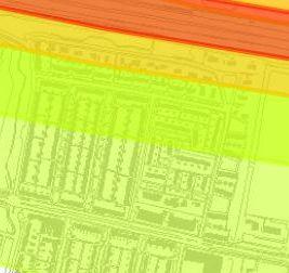 Figuur 3. GES-scores A15 en Betuweroute Invloed van milieufactoren, conclusies en aanbevelingen Voor lucht, geluid en externe veiligheid gelden wettelijke regels bij planontwikkeling.