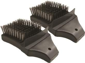 BROIL KING REPLACEMENT HEADS Set van twee reserve opzetborstels geschikt voor de Broil King Grill Brush model 64014. Set van twee stuks.