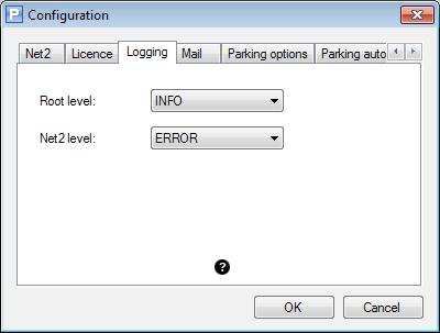 Logging Fig. 6 Op de derde tab kunnen de opties die betrekking hebben op de log-functionaliteit van de applicatie worden ingesteld.