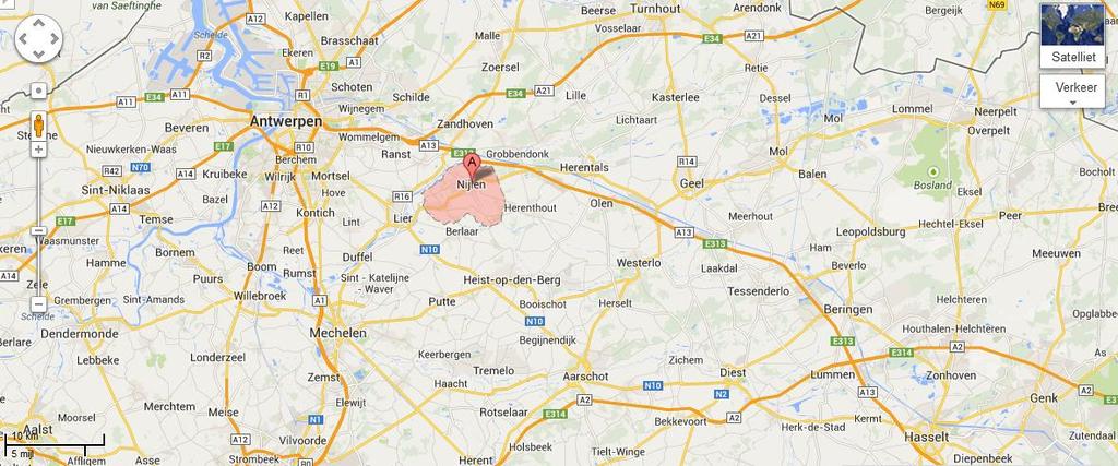 Vanuit richting Antwerpen: U bereikt Nijlen via E34/E313 (Luik/Hasselt/Eindhoven/Turnhout) Houd links aan en rij door op E313 (Luik/Hasselt) Neem afslag 19 (Massenhoven) naar N14 richting