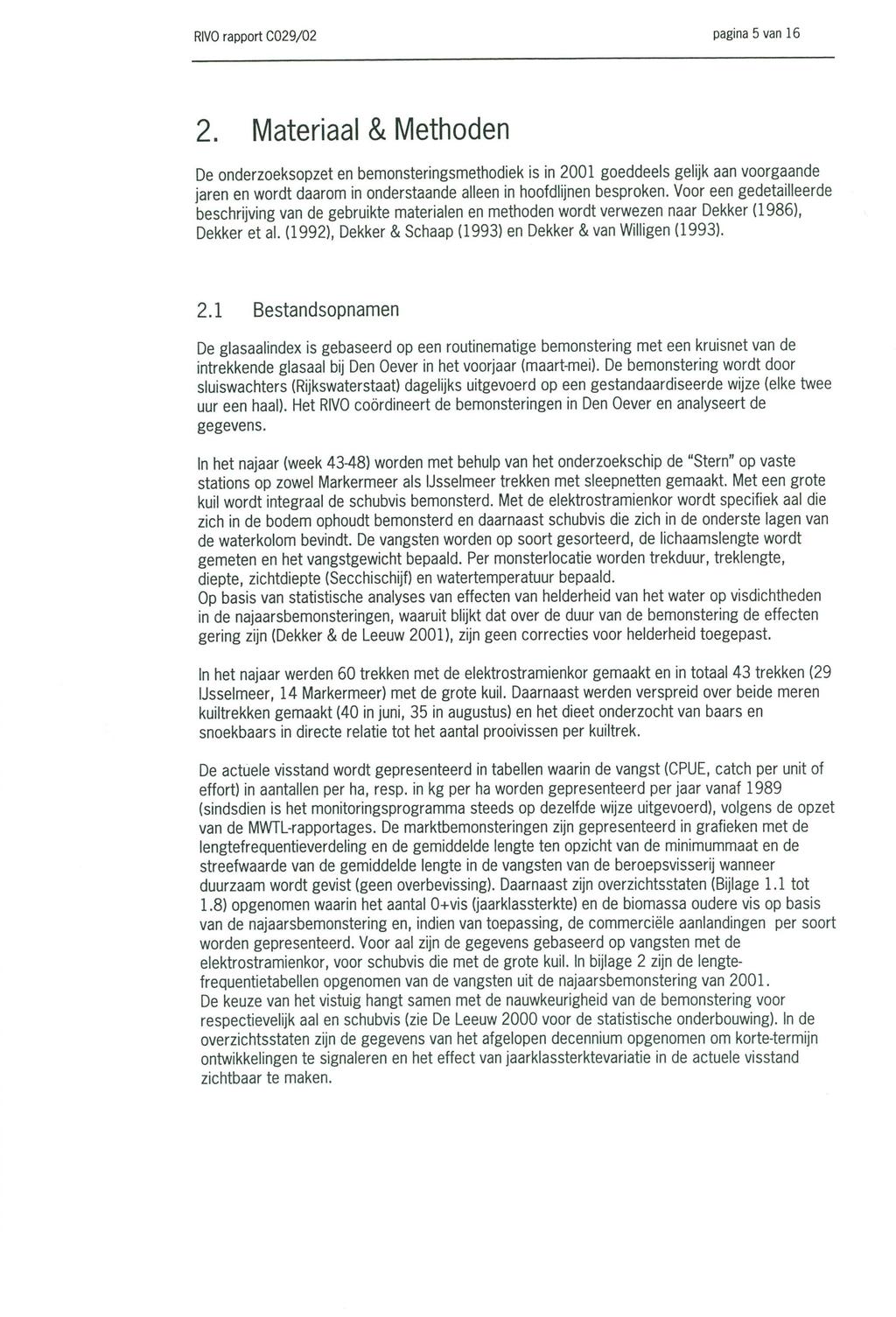 RIVO rapport CO29/2 pagina 5 van 16 2.