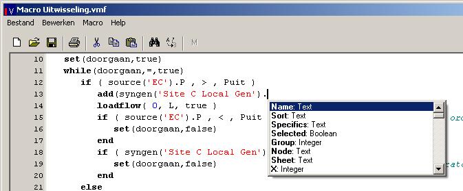 met Shift-Ctrl-I Unindenten met