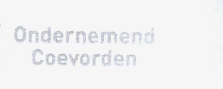 Ondernemend Coevorden Intentieverklaring BIZ Ondernemersfonds Wat willen we bereiken: Structureel minder incidenten door collectief toezicht en een start te maken met Een netter bedrijventerrein door