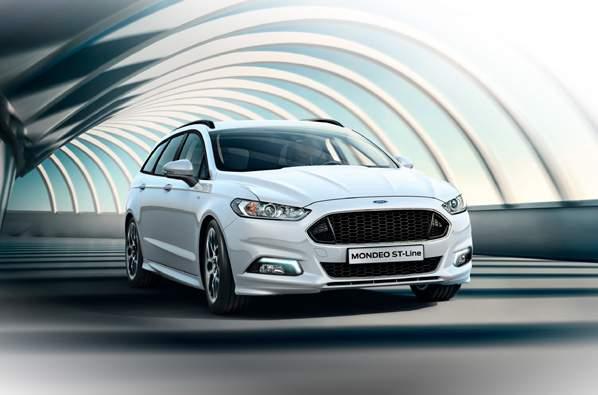 MONDEO ST-LINE 2.0TDCi 150pk 5d Auto-Start-Stop M6 Aanbevolen catalogusprijs 34.435 Voordeel (3) - 3.355 prijs (4) 31.080 EcoBon (5) - 2.500 S-MAX ST-LINE 2.