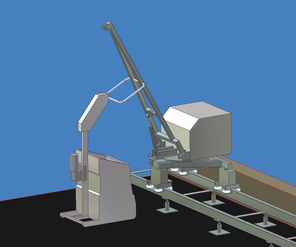 Dakwagen semi-automaat Model RE-1 Het model RE-1 is onder te verdelen in een RE-1a en een RE-1b. De RE-1a heeft een zelfhijsende éénpersoonsgondel en de RE-1b een zelfhijsende tweepersoonsgondel.