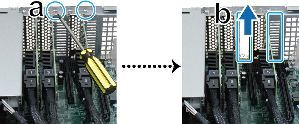 (afzonderlijk verkocht) en de uitbreidingskaart mag uitsluitend op de PCIe x16-sleuf worden geïnstalleerd. In dit geval kunt u een netwerkinterfacekaart aansluiten op de andere sleuf.