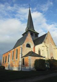 13 TeRnaT WaMBeeK 14 Sint-Remigiuskerk Pol De Montstraat z/n Het oostelijk gedeelte, bestaande uit het koor en de kruisbeuk met centrale toren, is opgetrokken in gotische stijl en gaat terug tot de