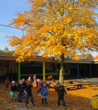 Wanneer de leerling s morgens met een fluohesje naar school komt, dan krijgt zij/hij een sticker. Ook het dragen van een fietshelm levert een sticker op.