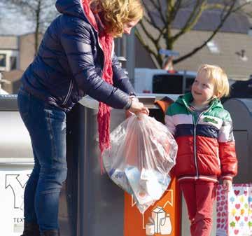 de communicatie op te pakken. De afgelopen jaren is in op het gebied van inzameling een aantal veranderingen doorgevoerd om de doelstellingen te bereiken.