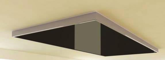 OP/- EN INBOUW PANELEN Deze panelen zijn geschikt om vrij op te hangen d.m.v. staalkabelsetjes Minimale afstand tussen plafond en verwarming moet 30cm bedragen, Model Artikelnr.