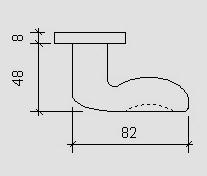 47 50x50x2mm matgeborsteld 50x50x2mm