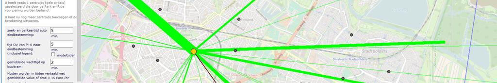 Het grootste aantal verplaatsingen komt uit het Noordwesten van middellange afstand.