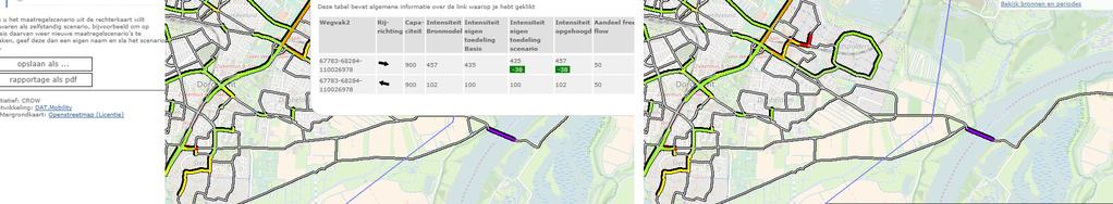 verkeer op de weg richting de