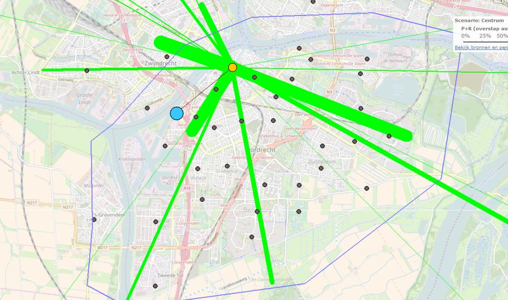 Hierbij moet telkens ipv. OV fiets worden gelezen.