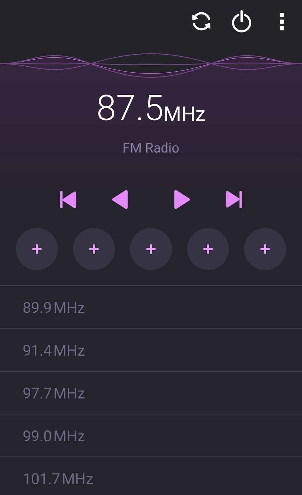 FM-radio Beluister uw favoriete lokale radiozenders met uw ASUS Phone. 1. Connect the bundled headset with your ASUS Phone. 2. Tik op > ASUS > FM Radio.