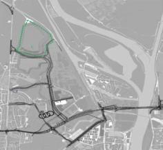 Natuurtoets bestemmingsplan Bosscherveld Noord Mitigatiemaatregelen in kader van Bosscherlaan Noord Onderstaande afbeelding (linker kaart) geeft voor het project Bosscherlaan Noord de ruimtelijke