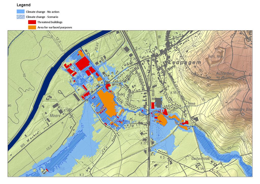 Protectie 3 GOG s Toestand 2050 No-Action: - Bedreigde gebouwen 330 - Min.