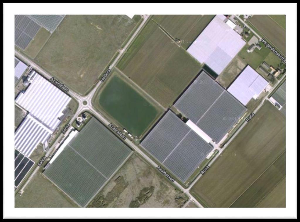 1. Locatie van het project Het tuinbouwgebied Bergerden biedt een unieke mogelijkheid voor de opwekking van zonneenergie. Op de hoek Hedera Azalealaan ligt een ca.