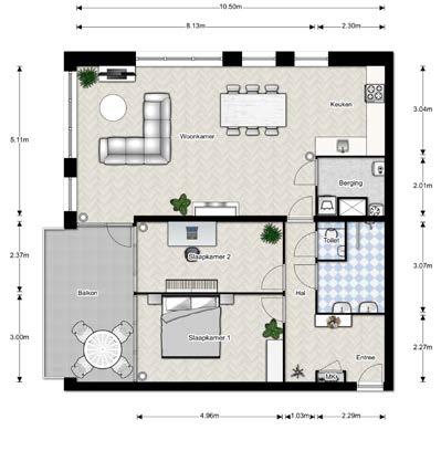 Plattegronden Plattegronden * De plattegronden van dit type appartementen zijn overal gelijk.