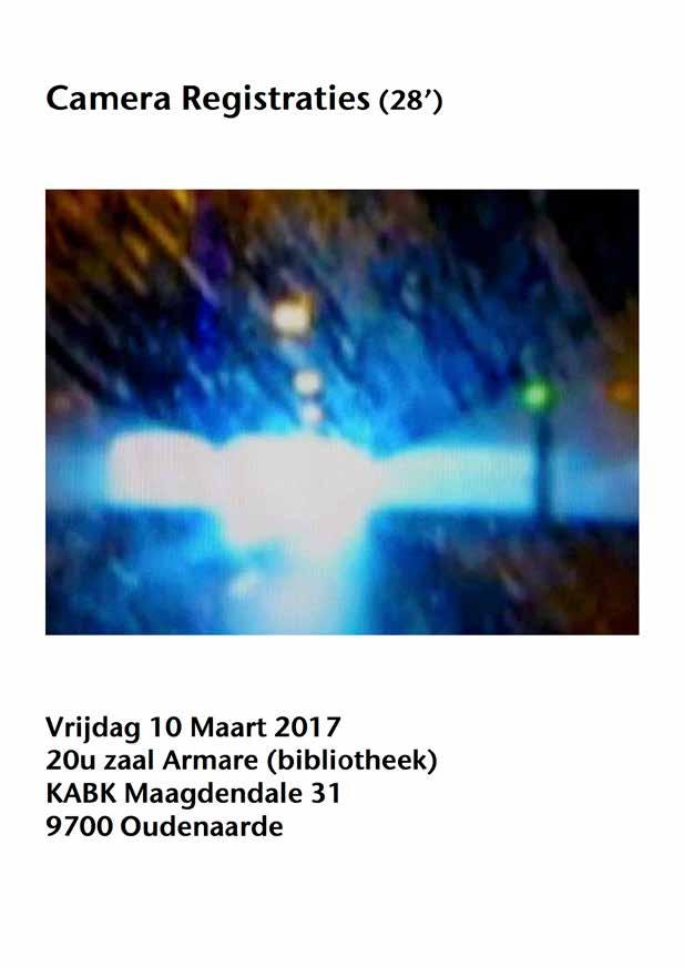 Wout Engelbert, experimenteel atelier, toont op vrijdagavond 10 maart om 20u in zaal