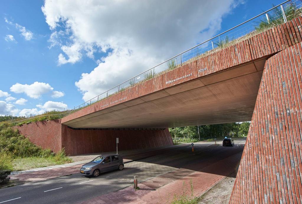 Natuurbrug Laarderhoogt Ooms-Strukton Rijkswaterstaat ecoduct over rijksweg A1 ecoduct over Naarderstraat aanbiedingsontwerp, landschappelijke