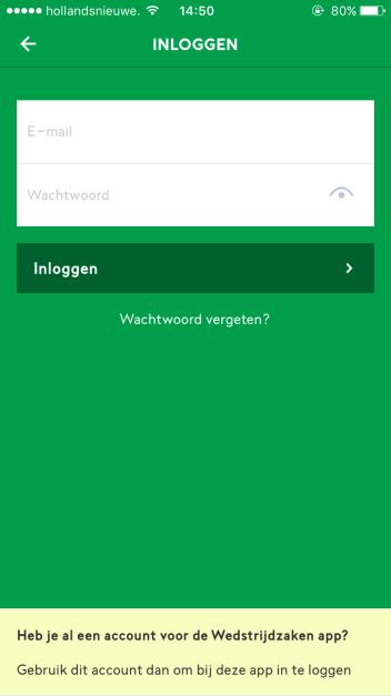 Weet je niet welk e-mailadres geregistreerd staat of is er nog geen e-mailadres geregistreerd, neem dan contact op met je vereniging.