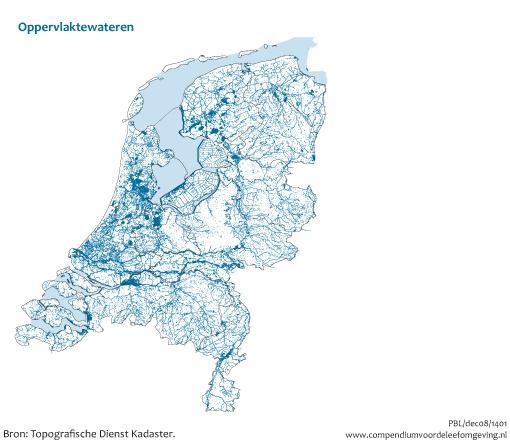 Nederland waterland Wateren in Nederland Lengte (in km) Grote rivieren 650