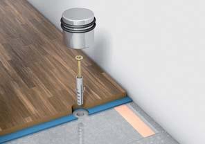 U kunt hicotherm met vrijwel alle soorten vloerbedekking combineren. Ook hier geldt: achteraf boren, bijvoorbeeld voor een deurstopper, is totaal geen probleem.