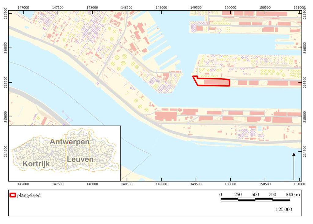 1 Inleiding Naar aanleiding van de aanvraag voor het bekomen van een stedenbouwkundige vergunning te 2030 Antwerpen, Beliweg 301-321, werd gevraagd een archeologienota op te stellen.