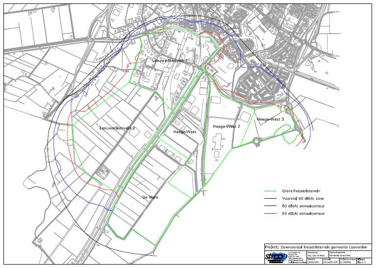 Bijlage 1 Kaart Rapport 011409-06, akoestische onderzoek