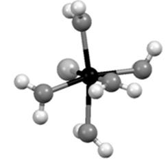 16 приказана јемапа електростатичког потенцијала за јон [ZnCl(H2O)5] +. Молекул воде који се налази насупрот атому хлораима атоме водоника са најпозитивнијом вредношћу Vs,max. Слика 5.