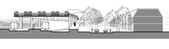 Spoorzone zwolle ontwerp van de Ov-knoop Fietsenstallingen Er bestaat op dit moment al een tekort aan fietsenstallingsruimte aan de centrumzijde en dit tekort gaat in de komende jaren alleen maar