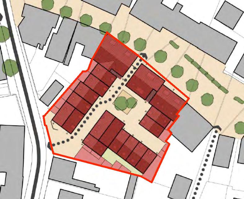 Afbeelding 6: Stedebouwkundig plan. Bron: Ontwerp bestemmingsplan 5.