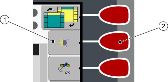 Bedieningsprincipe Functietoetsen gebruiken 5 Vergeet echter niet dat u de toepassingen TRACK-Leader, FIELD-Nav preciezer moet configureren. Lees hiervoor de handleidingen van deze toepassingen.