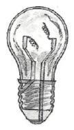 5. Hiernaast zie je een plaatje van een lamp die niet werkt. Kun jij een reden bedenken waarom deze lamp het niet doet? 6.