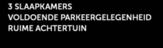 SLAAPKAMERS VOLDOENDE PARKEERGELEGENHEID RUIME ACHTERTUIN Zuidstraat 135,