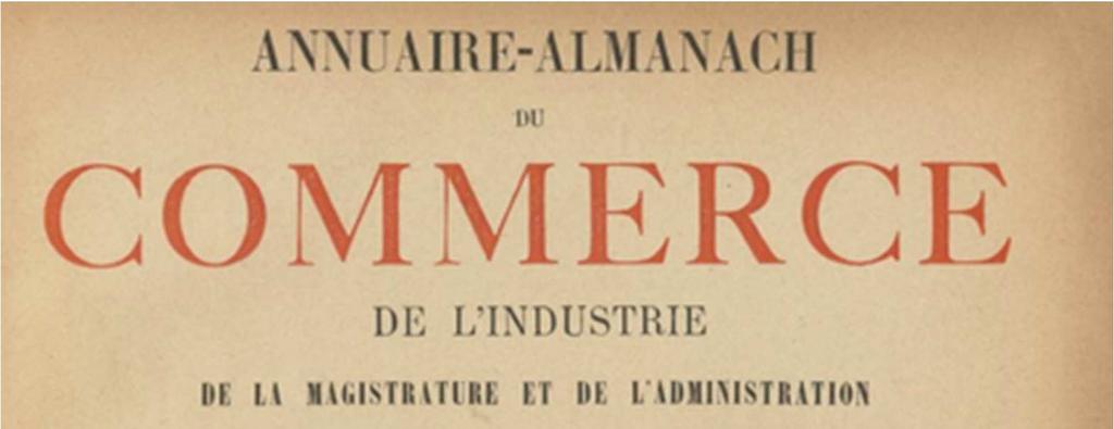 LE COMPTOIR GÉNÉRAL Volgens de reclame van de Didot-Bottin van 1896