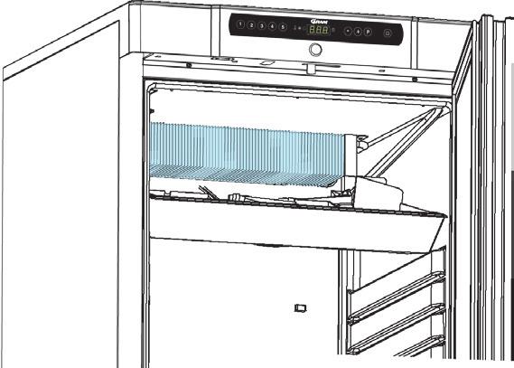 een minimum aan tijd en energie gedurende elke individuele ontdooicyclus. Het dooiwater wordt automatisch herverdampt na iedere ontdooicyclus.