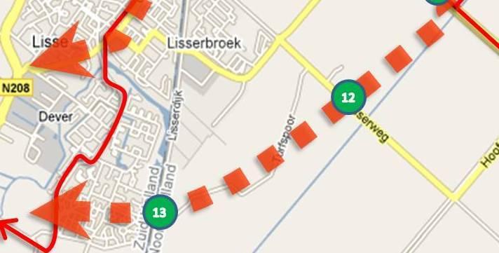 In de huidige plannen van de Westflank zal de lijn dan in ieder geval tot Lissersluis, nabij de Ringvaart bij Lisse doorgetrokken worden.