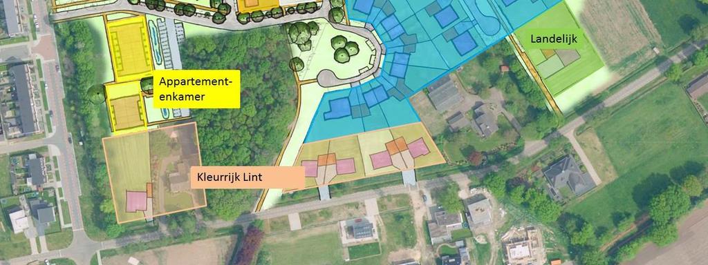 Visie over beeldkwaliteit in het plan De openbare groenstructuur is de samenhangende kwaliteit van het plan en geeft ruimte voor architectonische vrijheid.