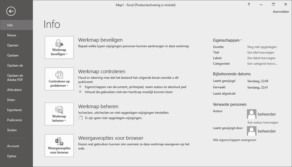 1 Structuur van een Excelmap 17 icoontje rechts van het laatste werkblad kan je een werkblad toevoegen.