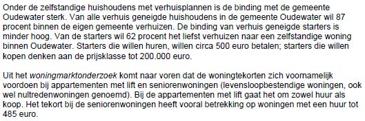 Huisvesting van de primaire doelgroep 7,5 Woningtoewijzing en doorstroming 7,0