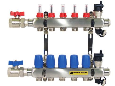 3.4.3 Premium RVS Open A I C E G F I D E B H F A. Aanvoerleiding (CV) B. Retourleiding C. Flowmeter D.